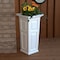 Mayne Nantucket Tall Planter - White 4833-W - alternate 1